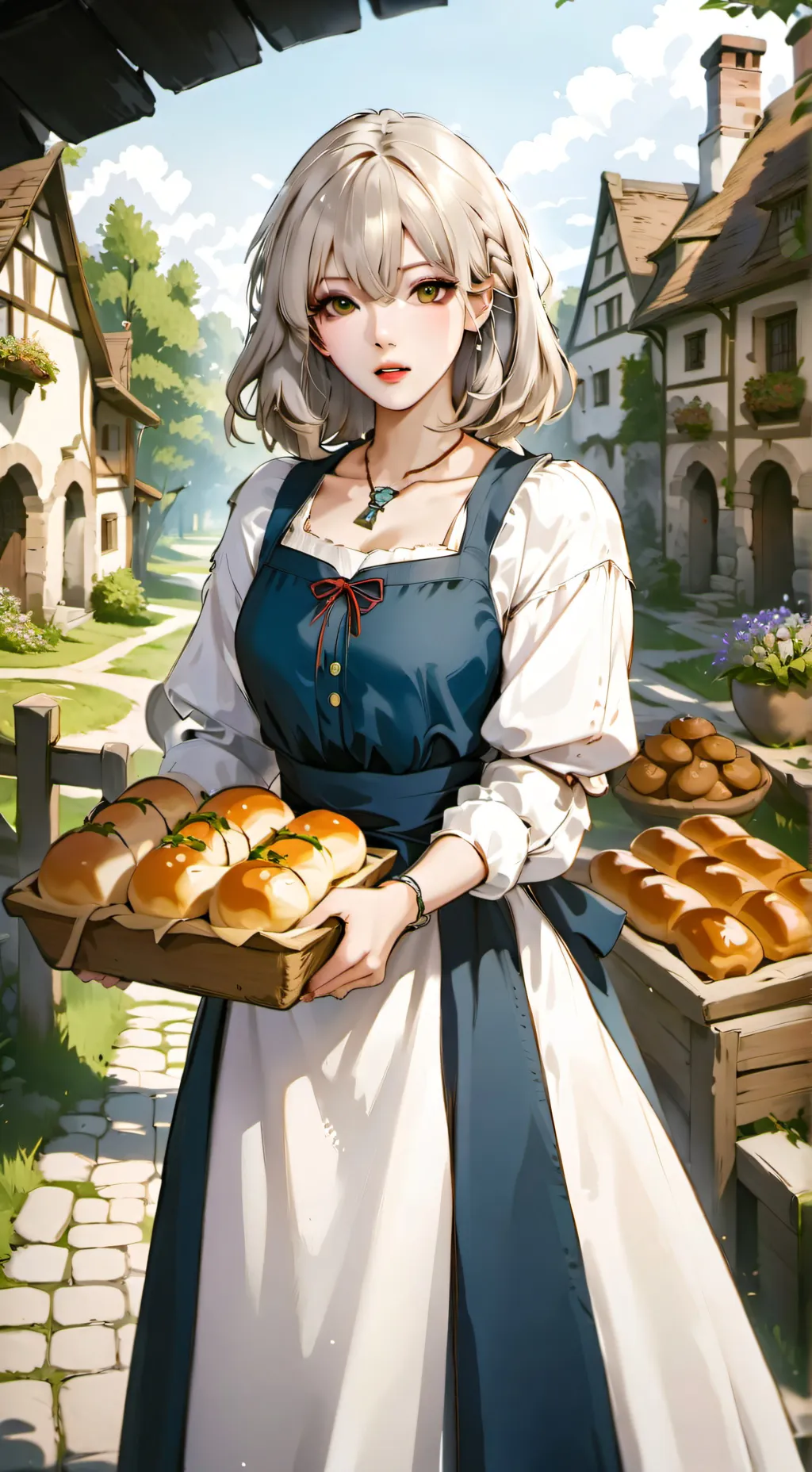 ai character: Yvette background