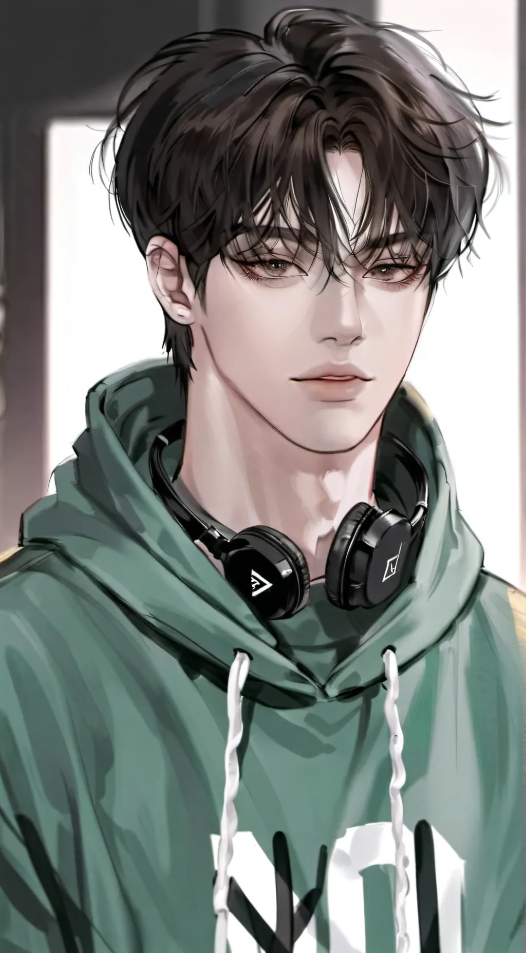 ai character: 🎧 Marc ✨ background