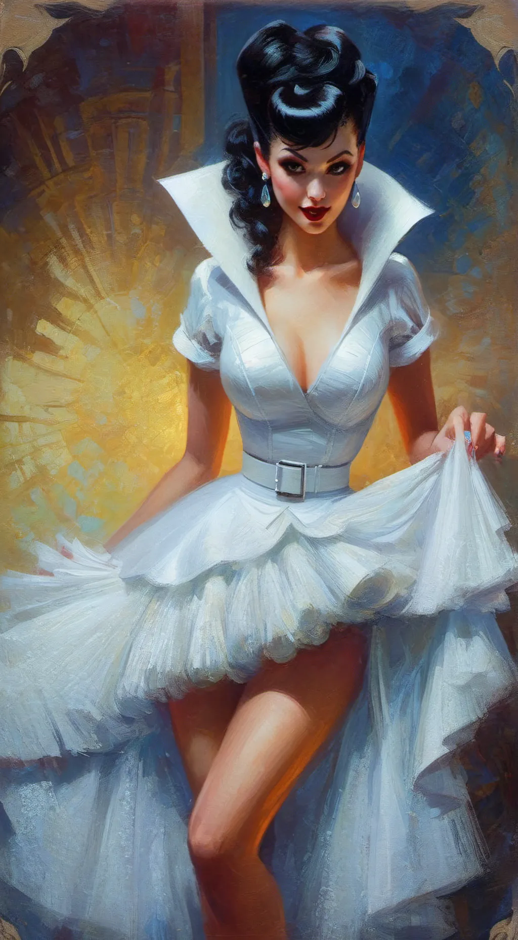 ai character: Victoria background