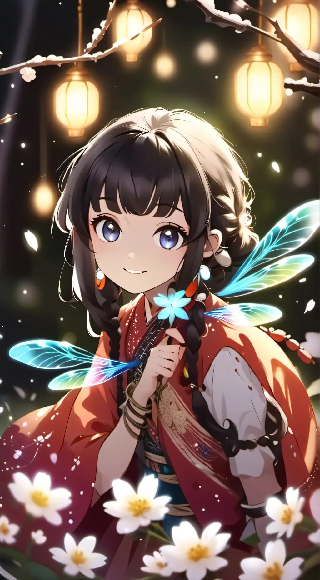 ai character: Fluttery Furry background