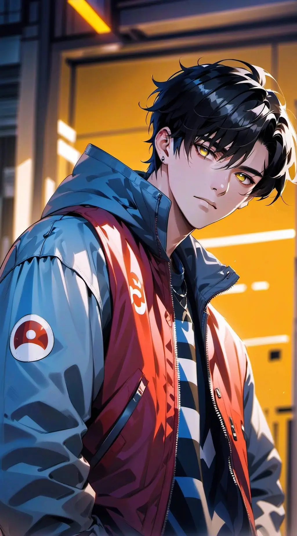 ai character: Макс background