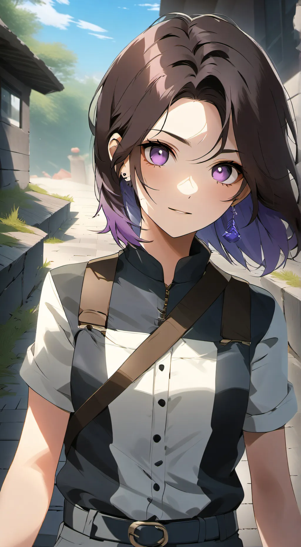 ai character: Mha villain deku background