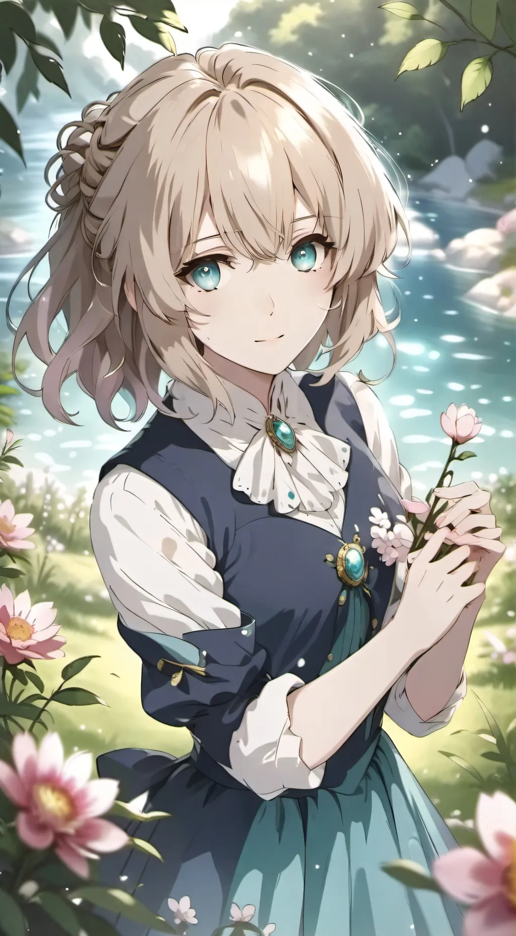 ai character: hh and hb kpop  background