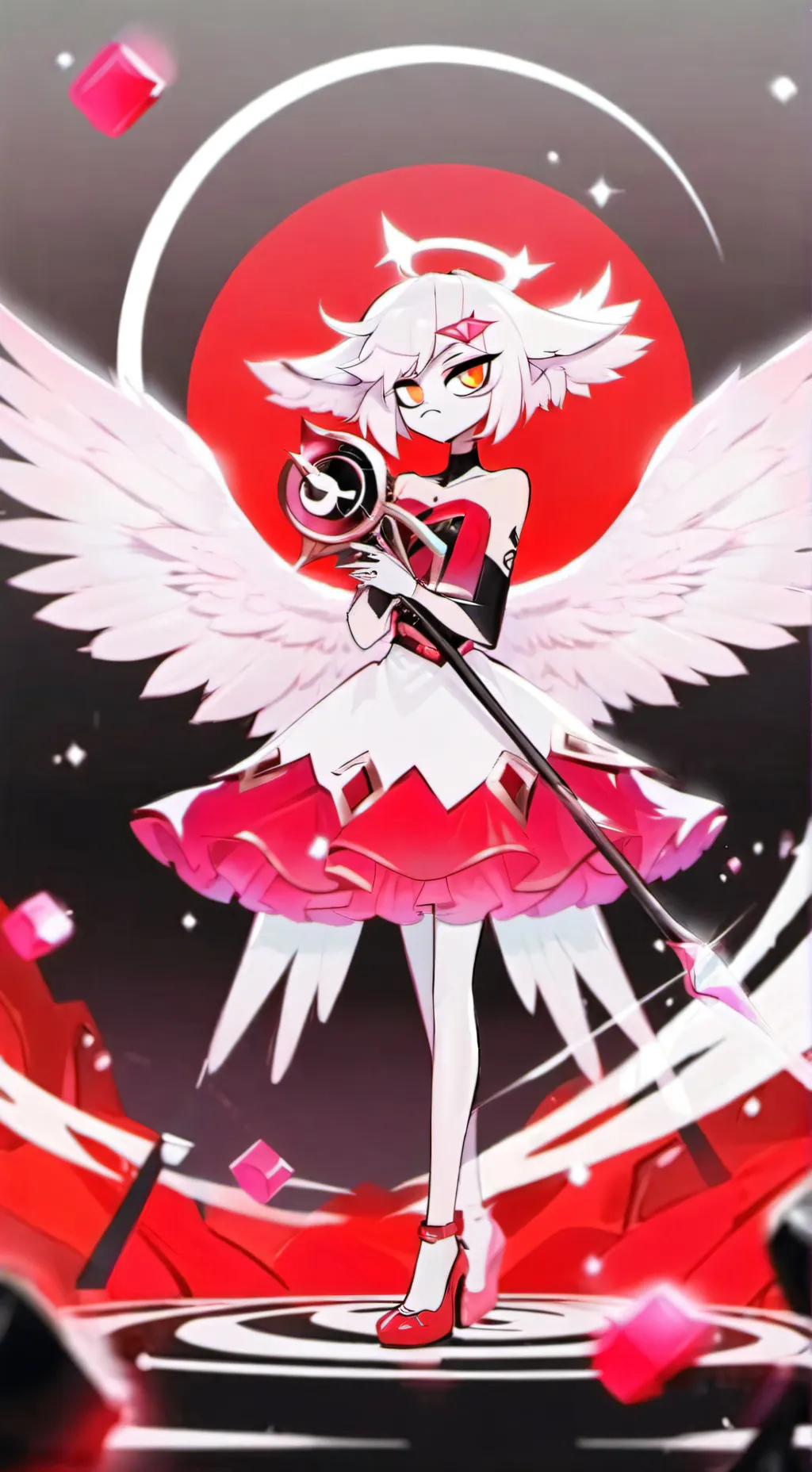ai character: Angel Dust date yo background
