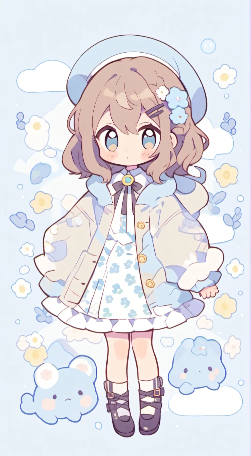 ai character: Sorry fans background