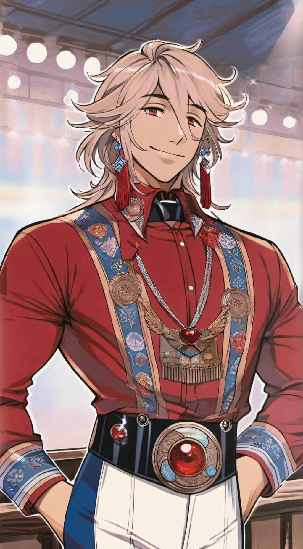 ai character: ~Douma x Akaza~ background