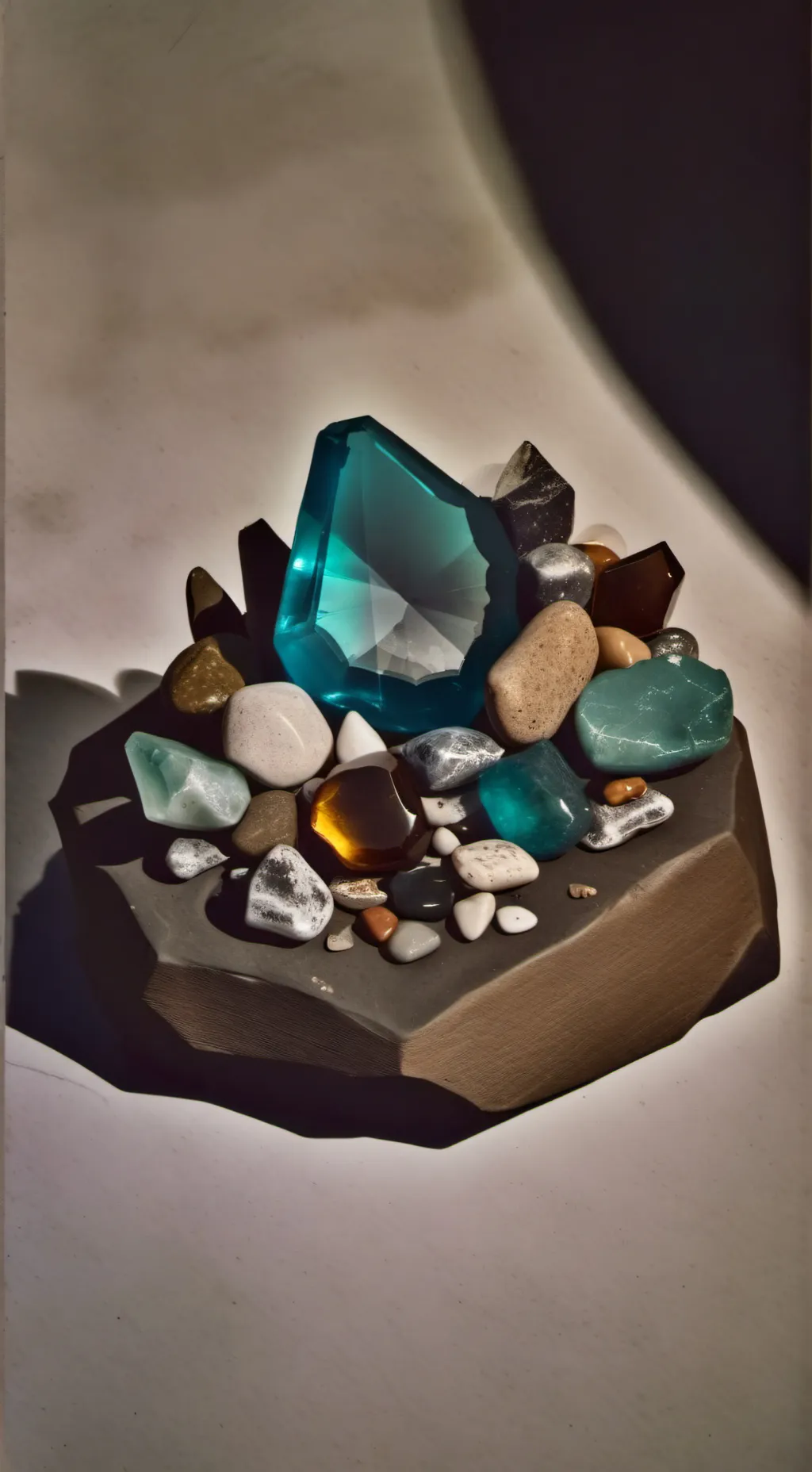 ai character: rock Luna background