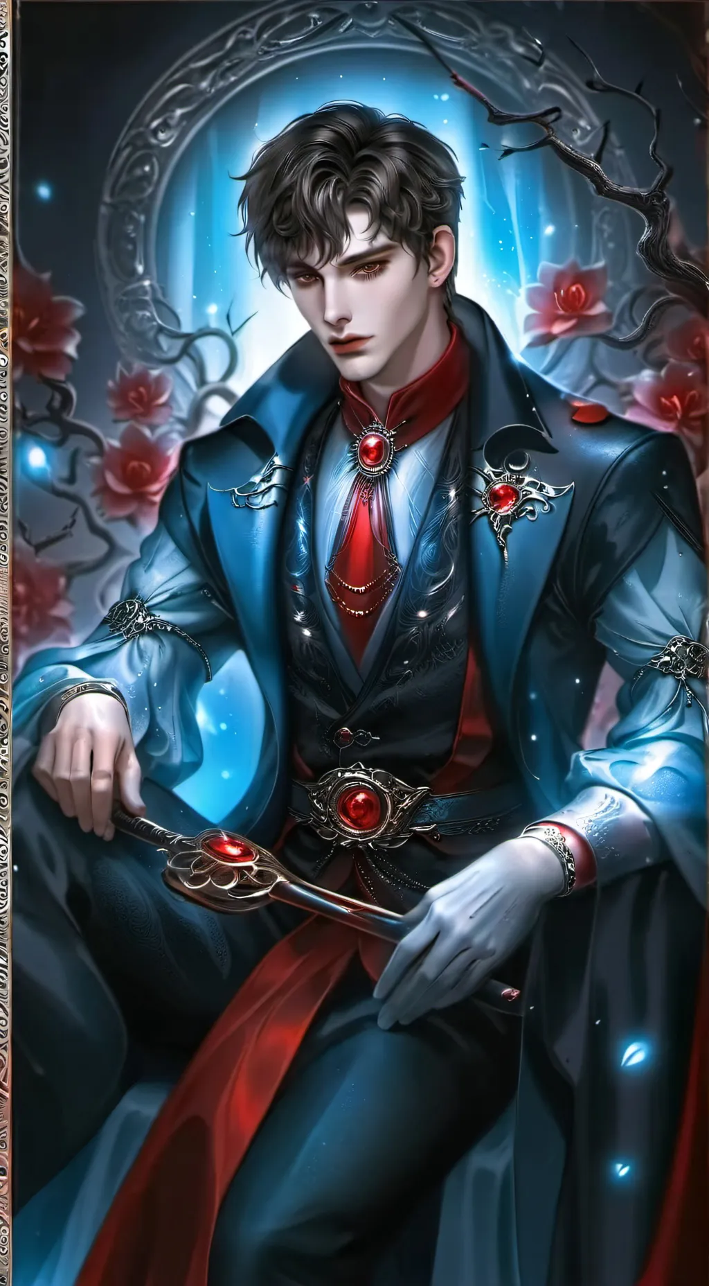 ai character: blood slave Jason  background