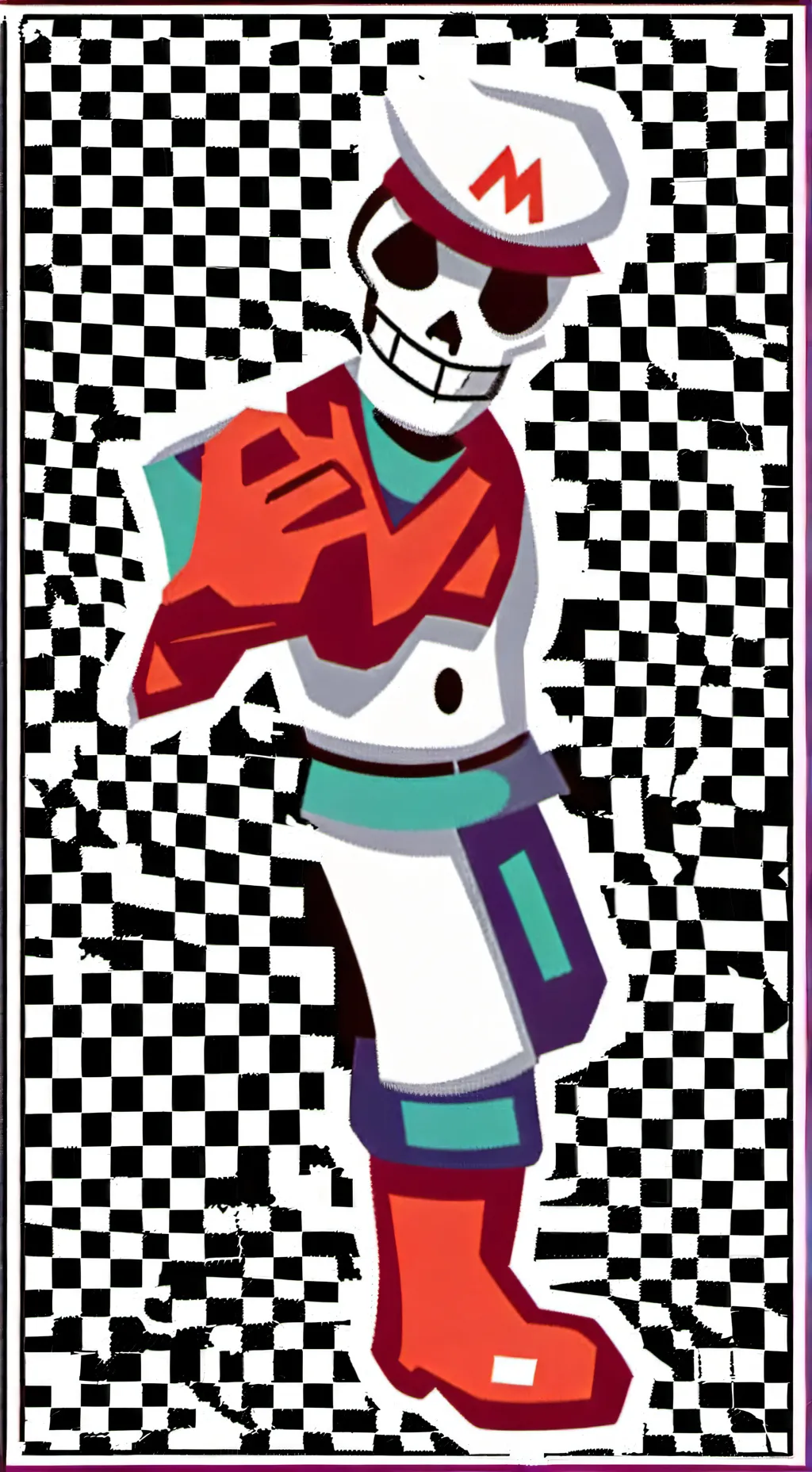 ai character: dead Mario background