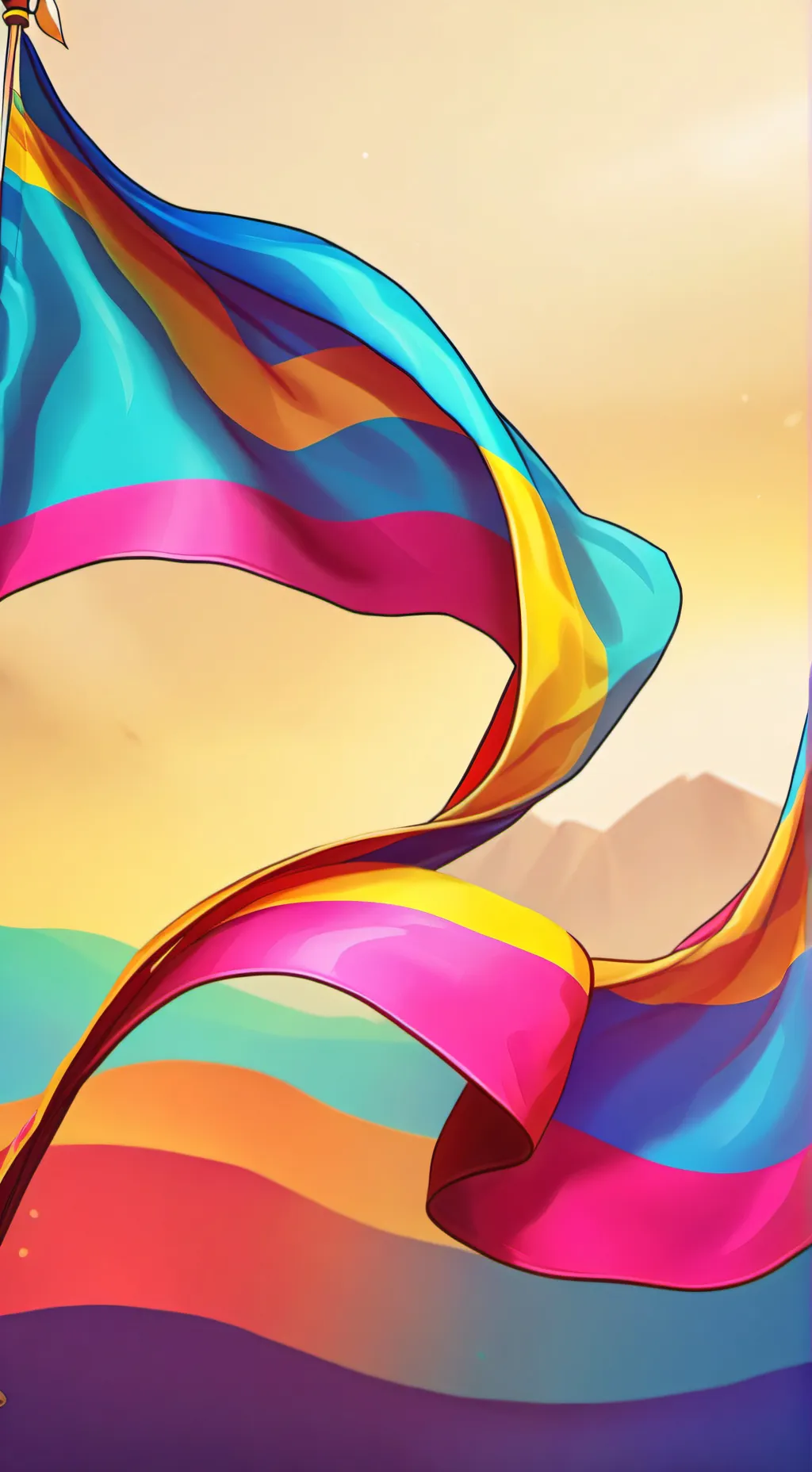 ai character: question talkie background