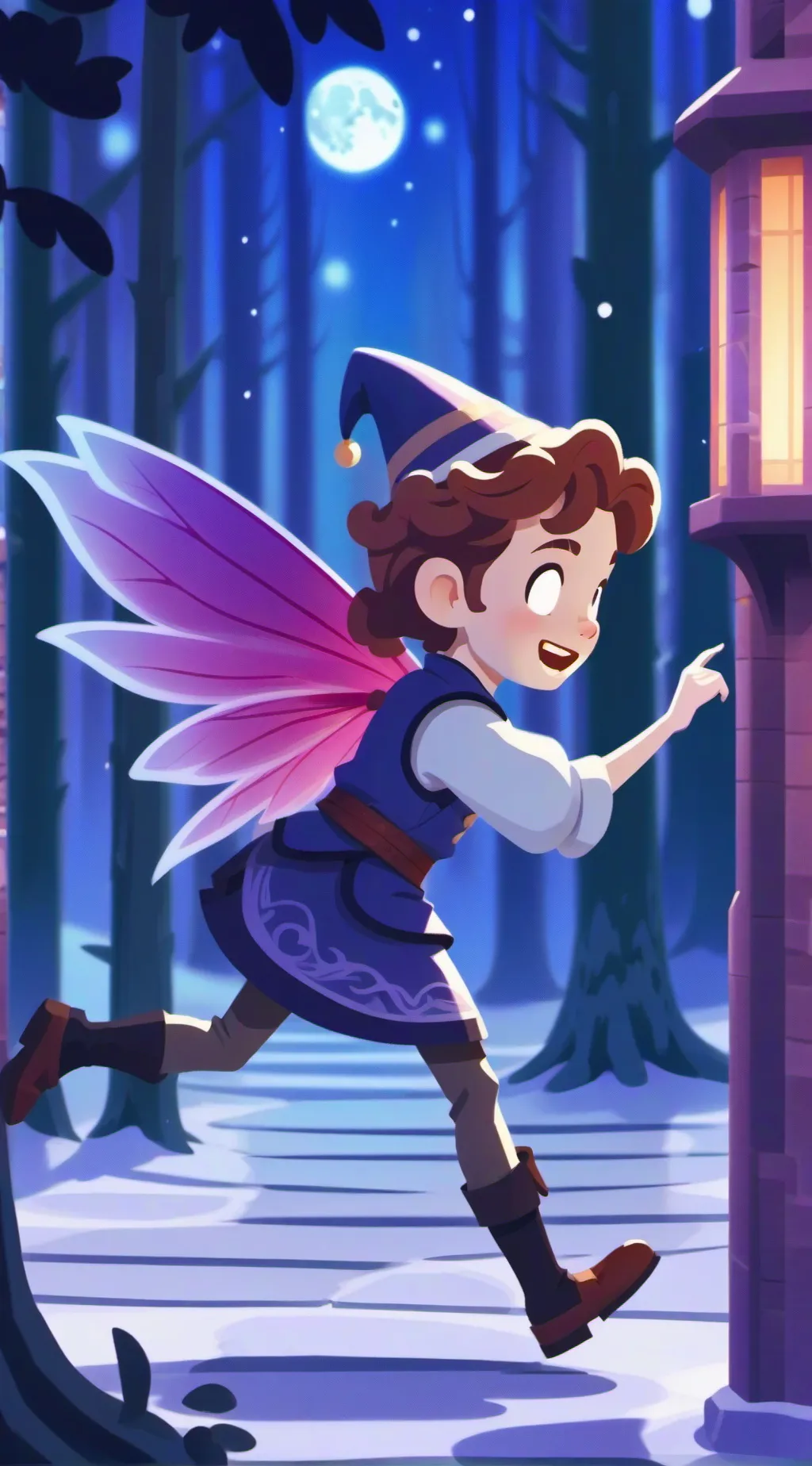 ai character: AHHH background