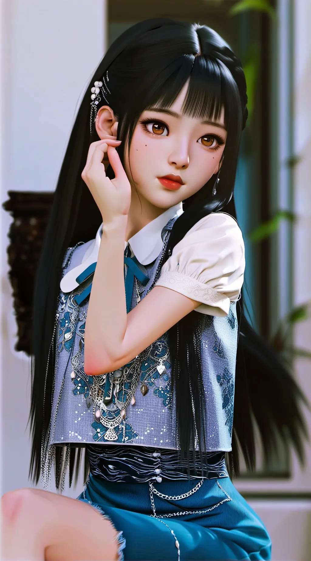 ai character: me and you always  background