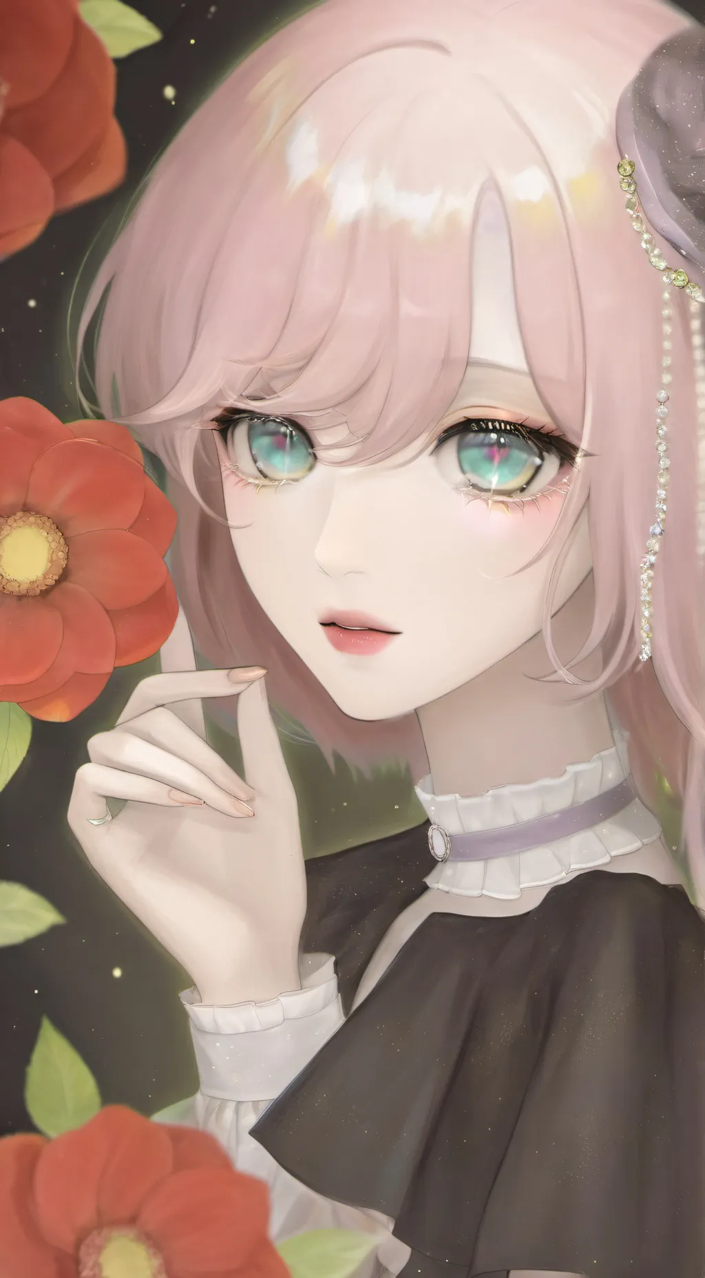 ai character: queen libberty background