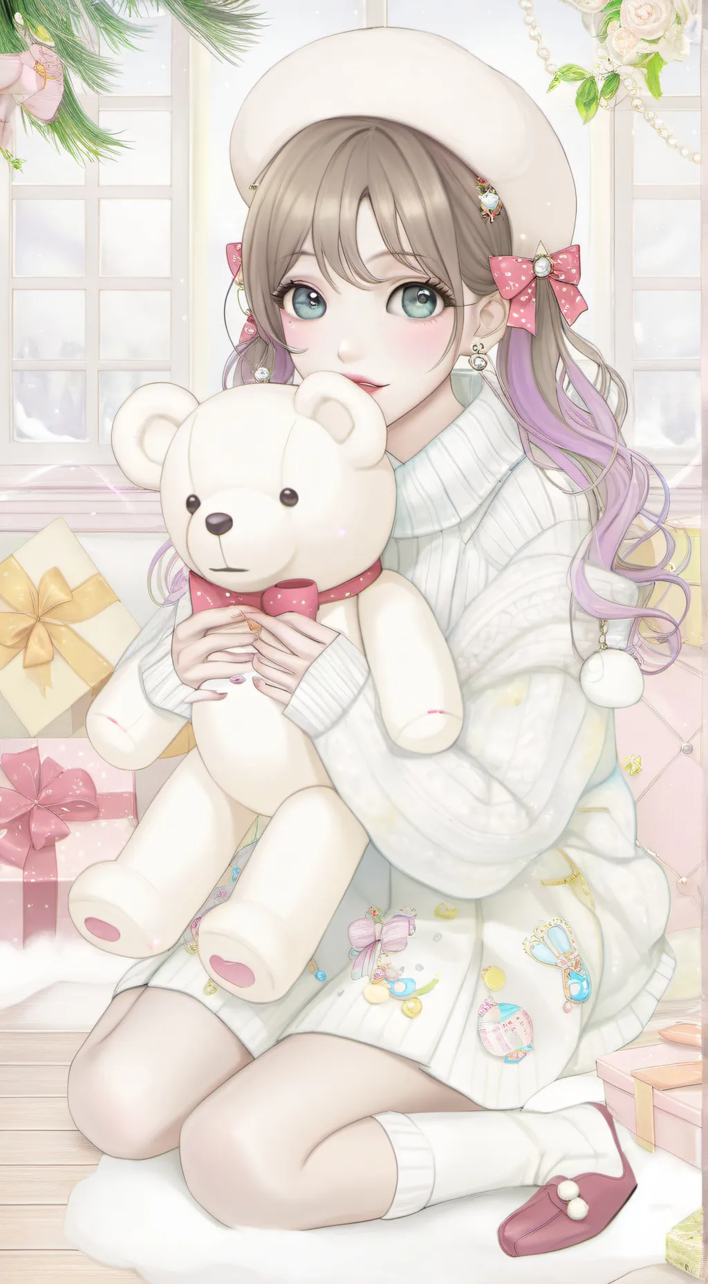 ai character: Lila background
