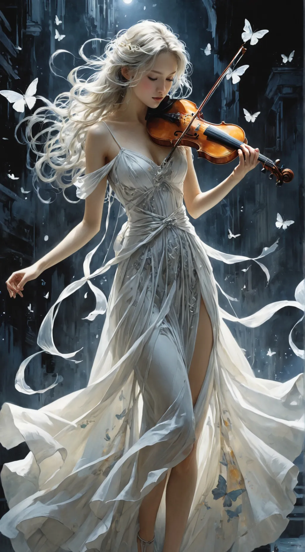 ai character: Aria background