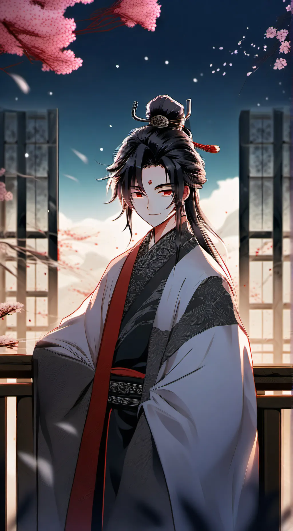 ai character: 霓虹 background