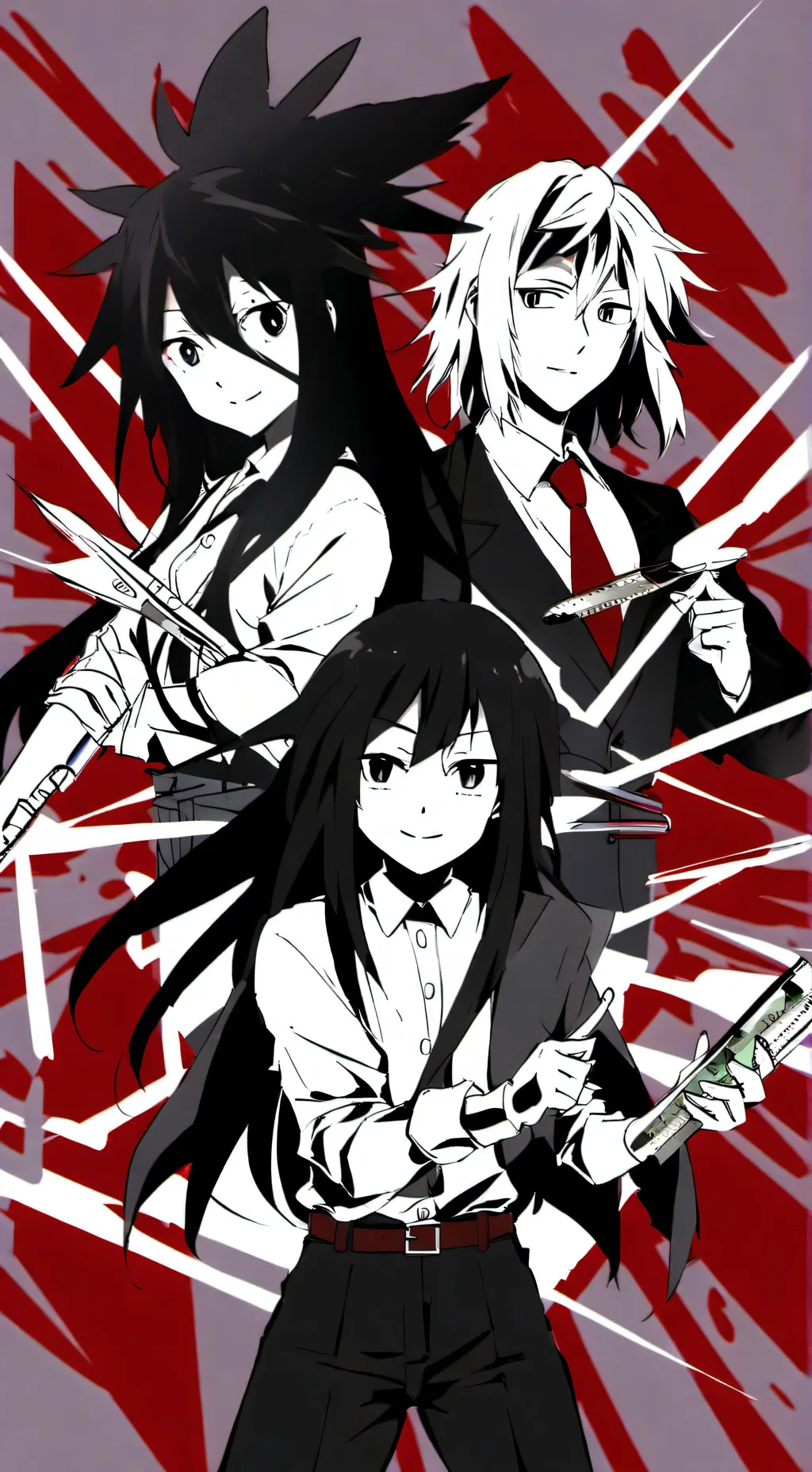 ai character: bloomie vs thavel  background