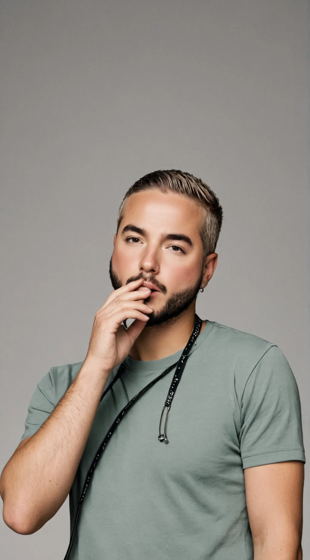 ai character: J Balvin  background