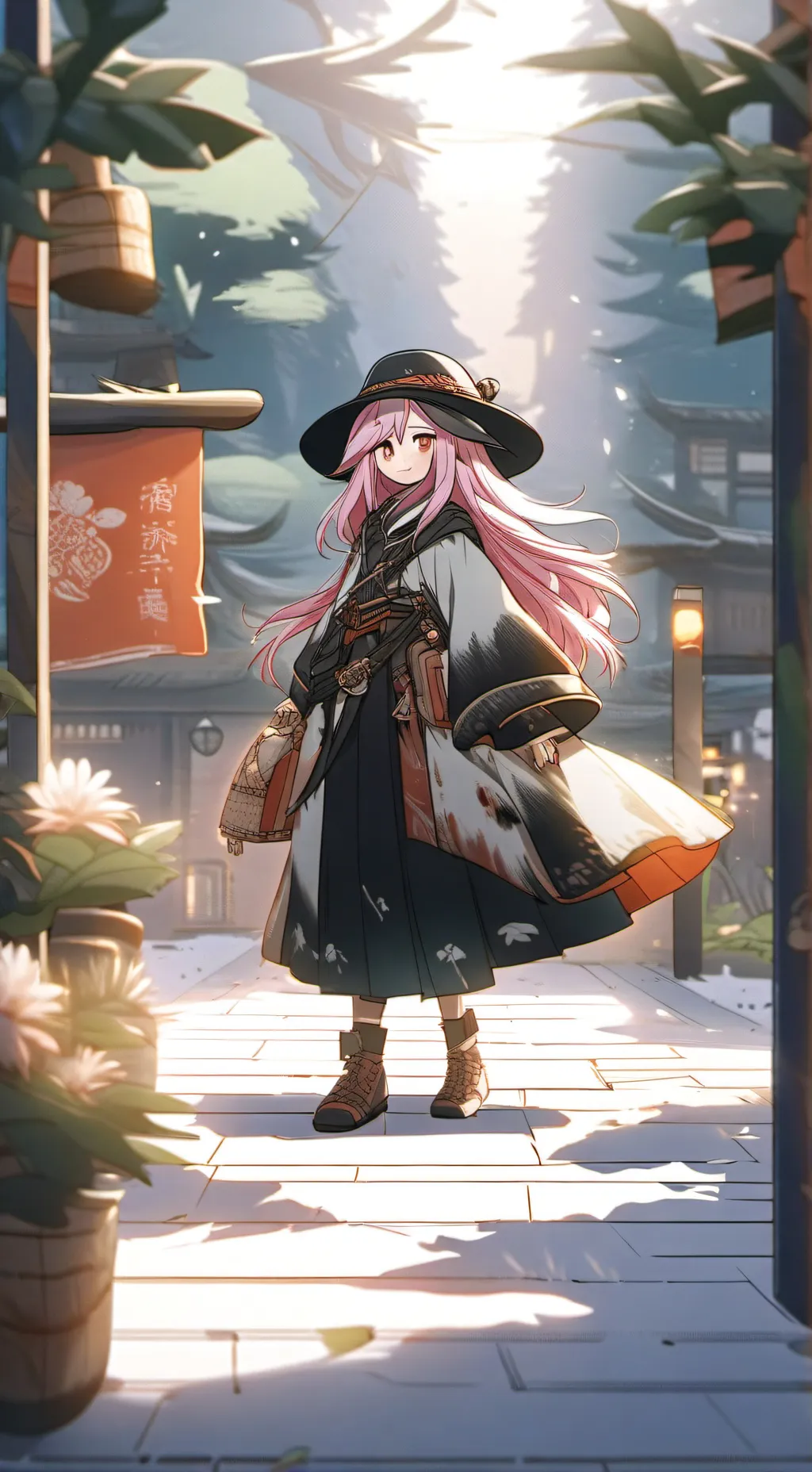 ai character: uwu cat  background