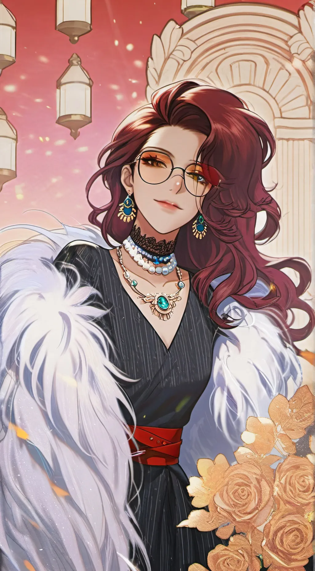 ai character: Super Rich Mother background