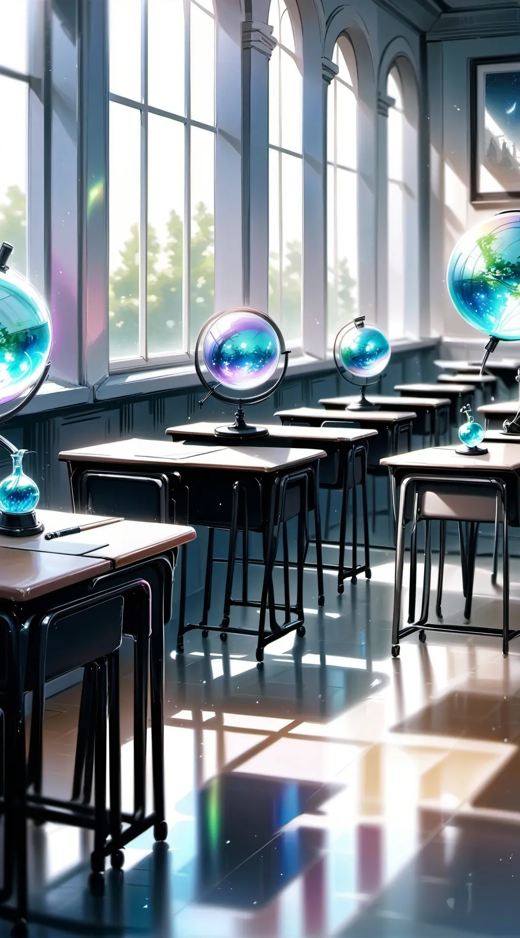 ai character: MHA SPANISH CLASS background