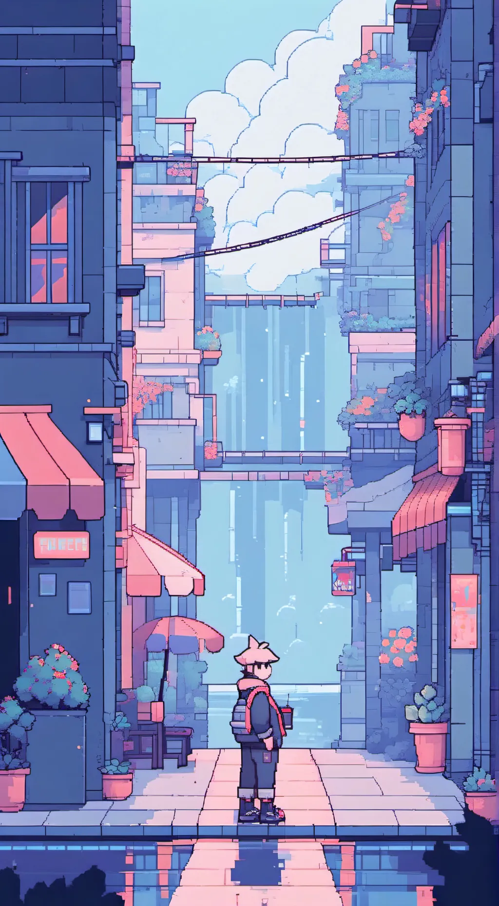 ai character: verdad o reto background