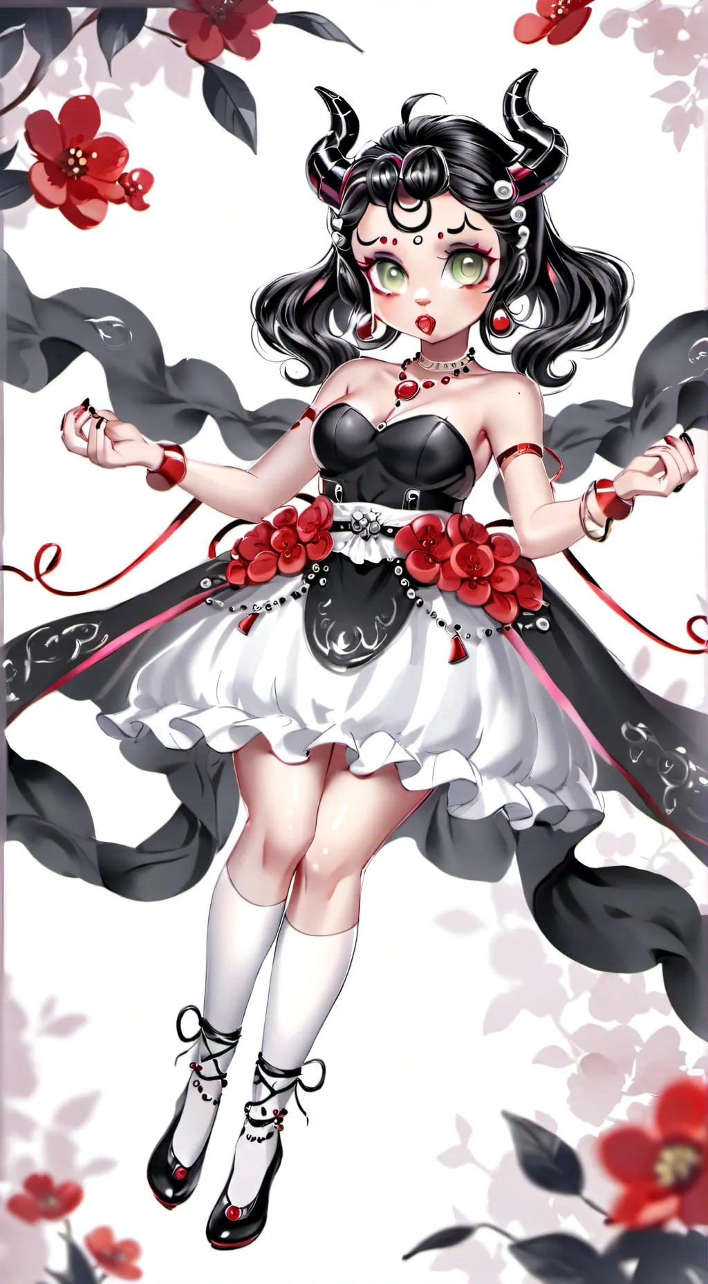 ai character: oc devil  background