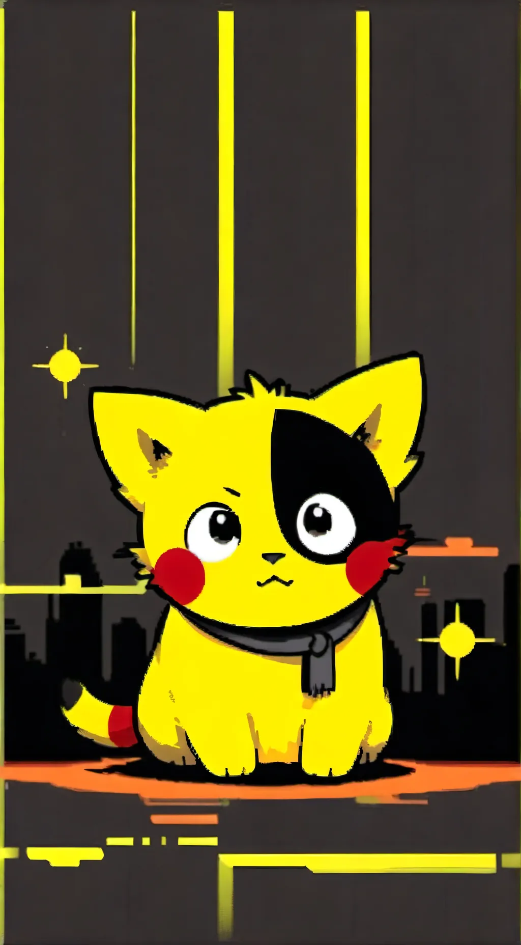 ai character: Pikachue background