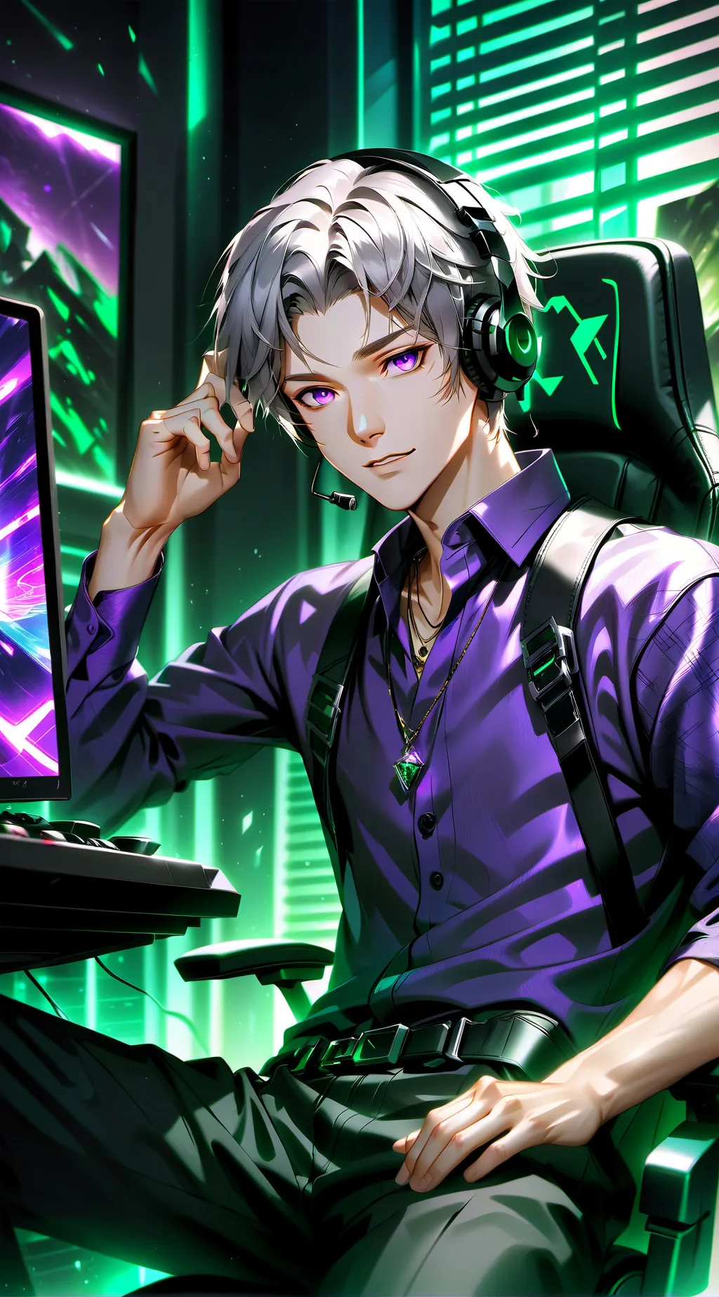 ai character: Kaito background