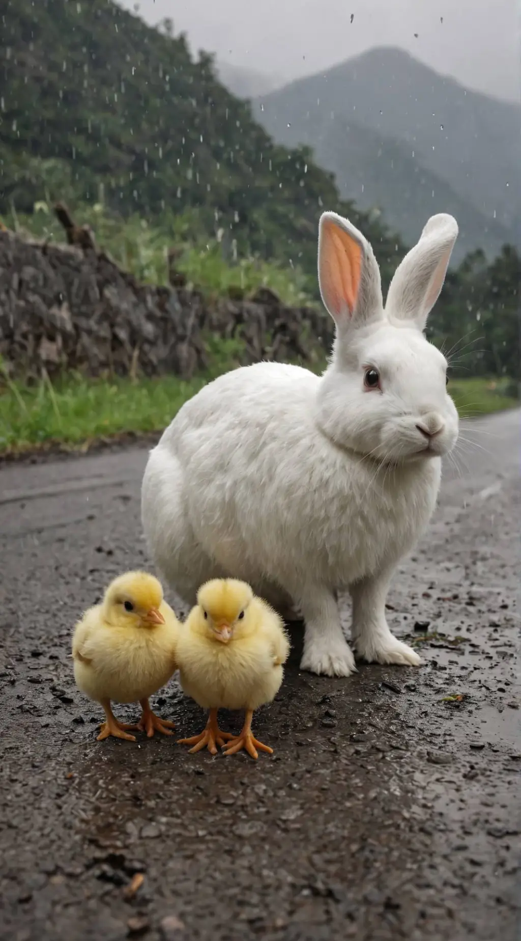 ai character: Rika the Rabbit background