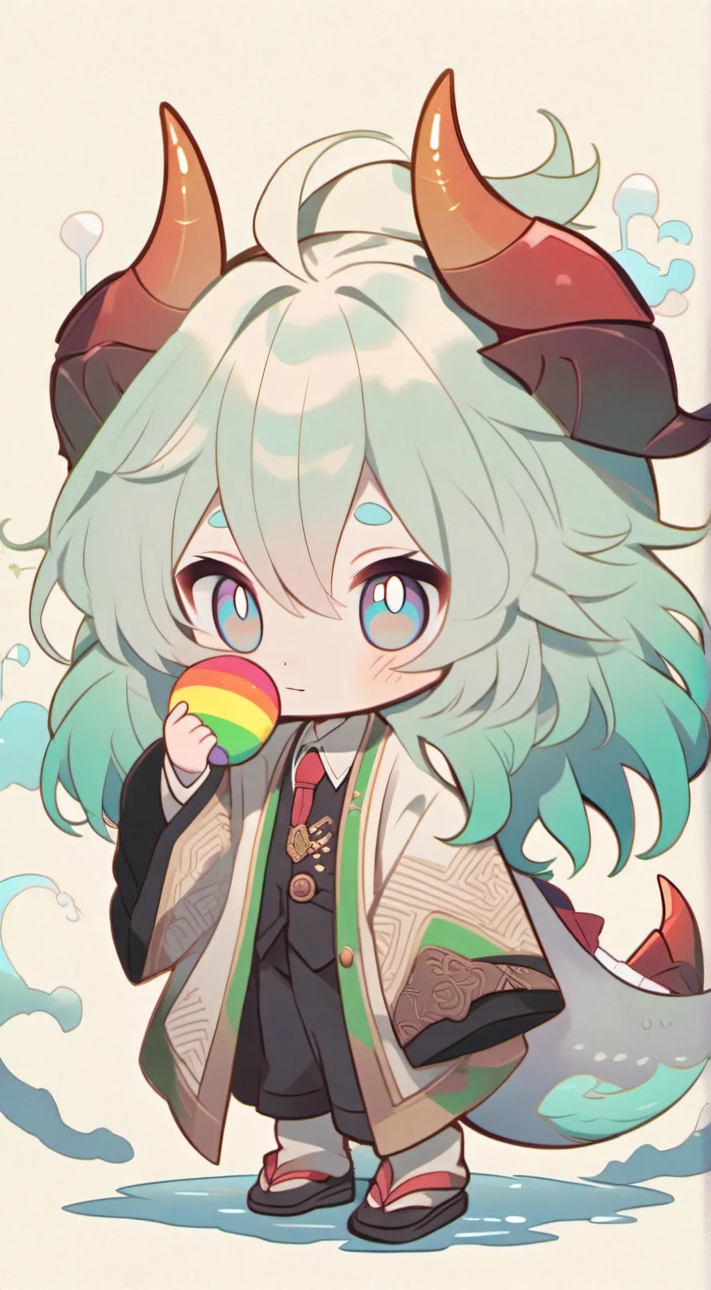 ai character: Demon slayer background