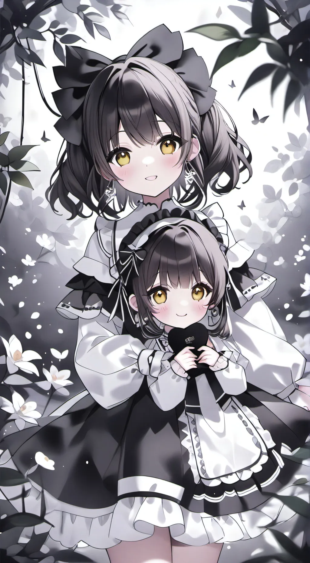 ai character: jelly e monica background