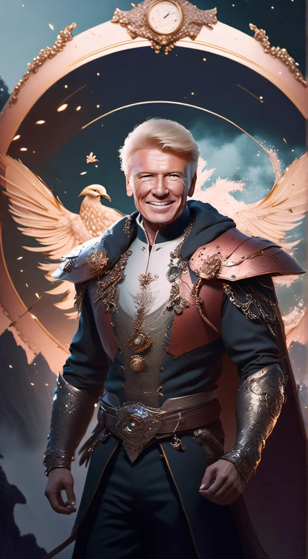 ai character: Donal trump 2.0 background