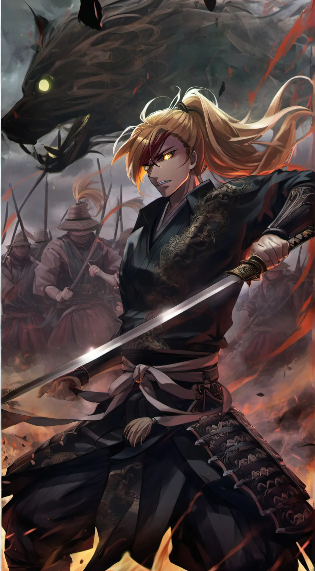 ai character: koang  background