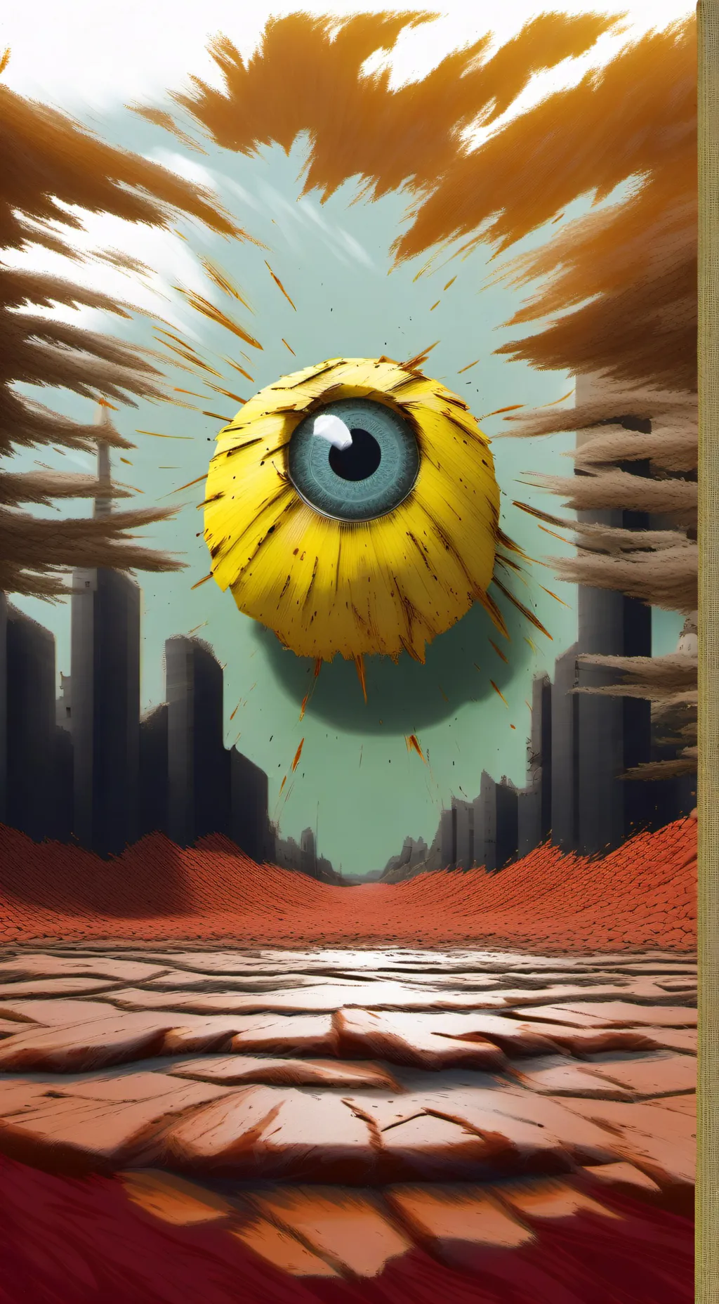 ai character: Dimensional orb background