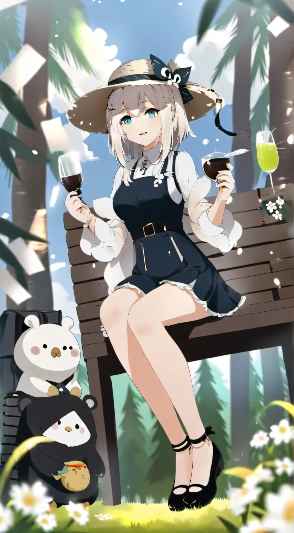 ai character: аня background