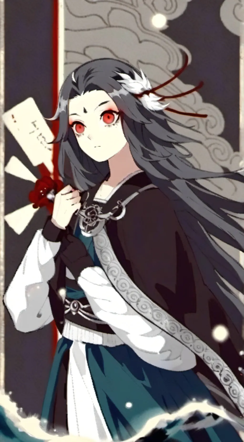 ai character: Kny group chat background