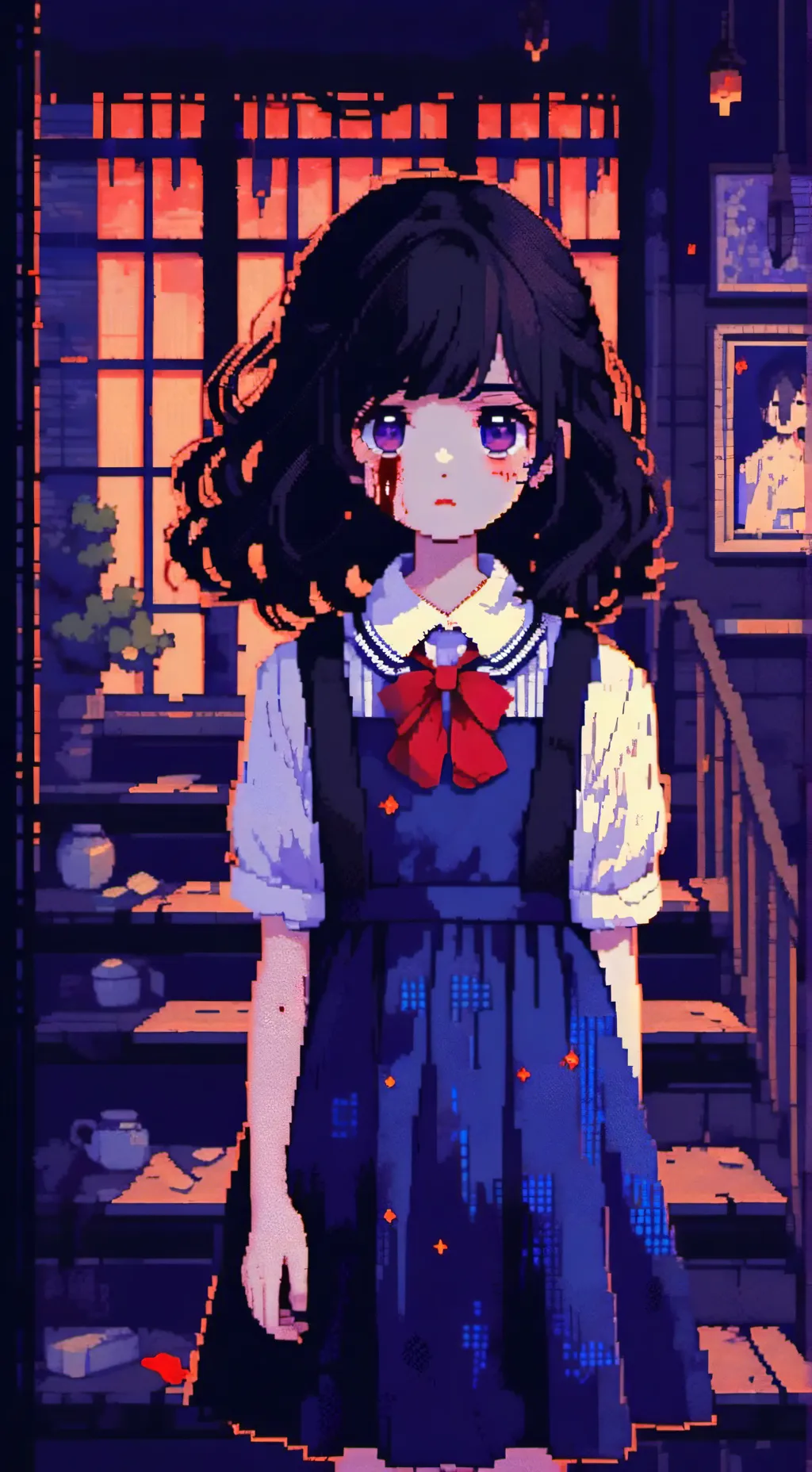 ai character: Эльвира background