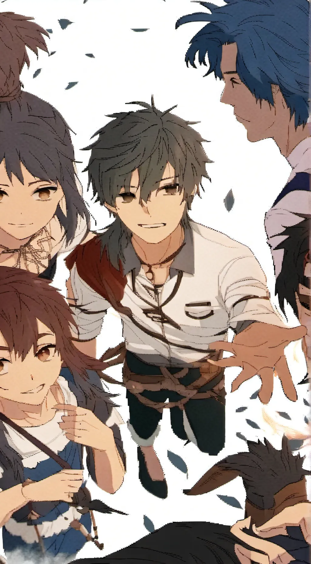 ai character: blue lock background