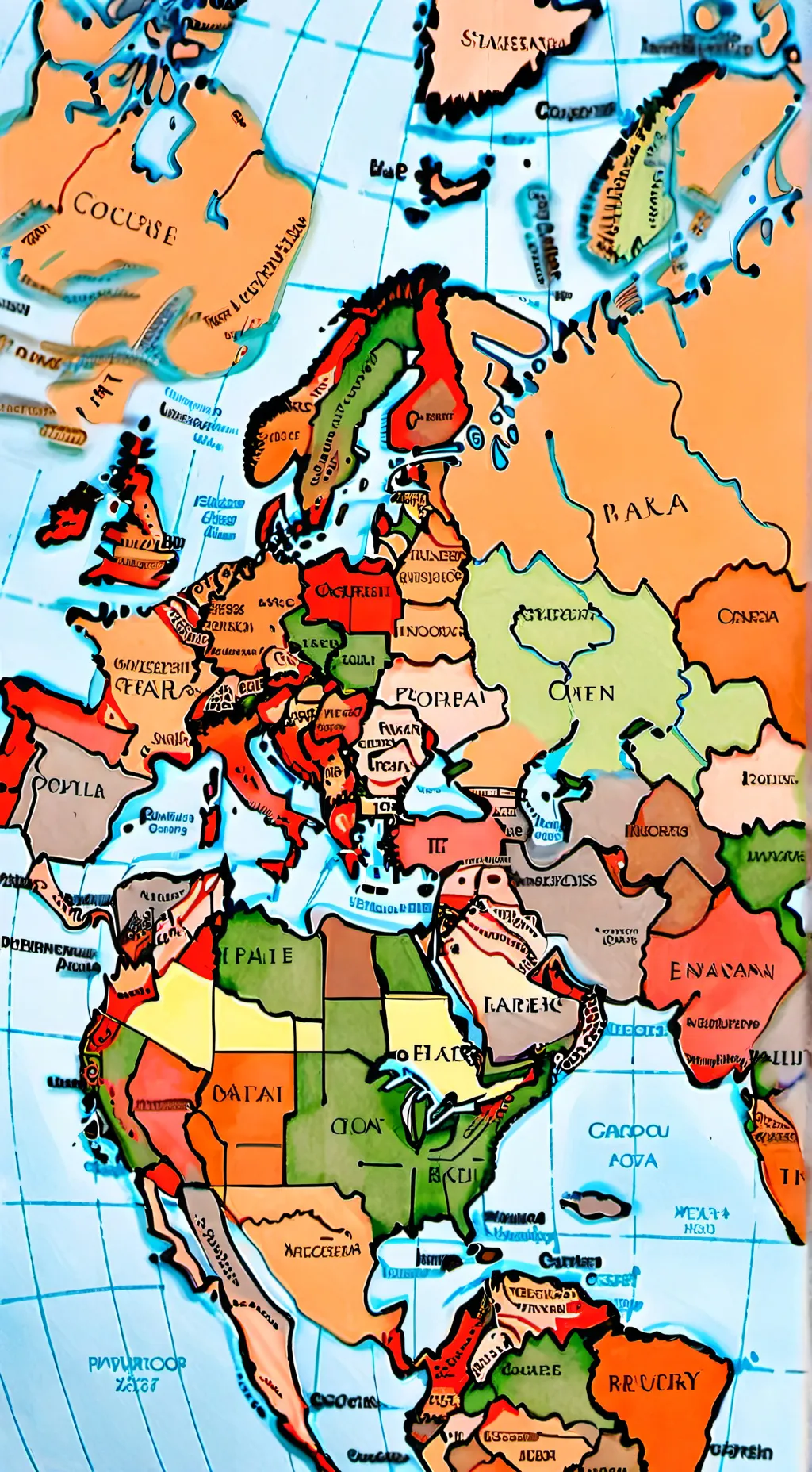 ai character: make a country background