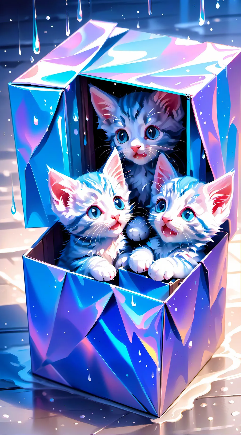 ai character: Kittens background