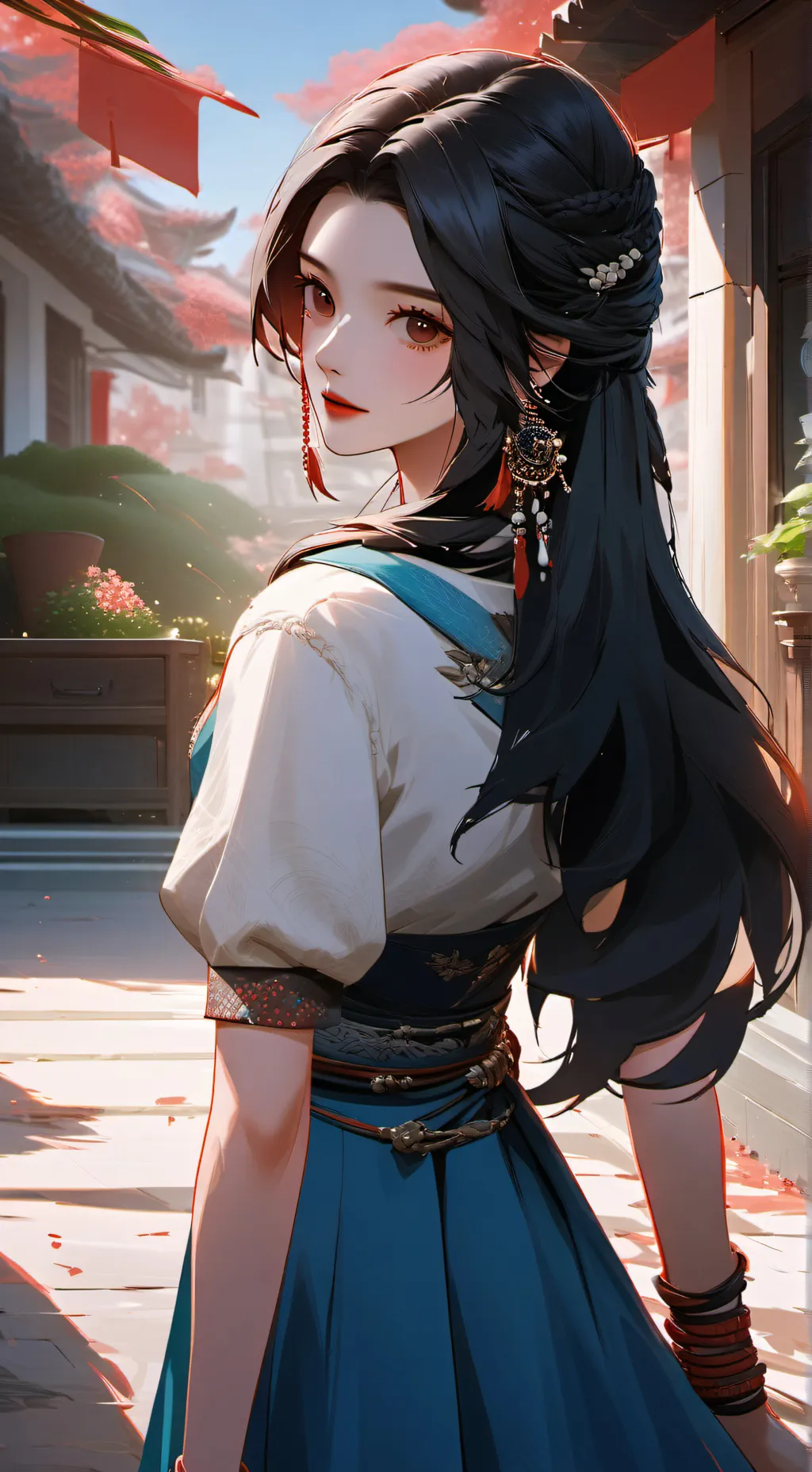 ai character: lily background