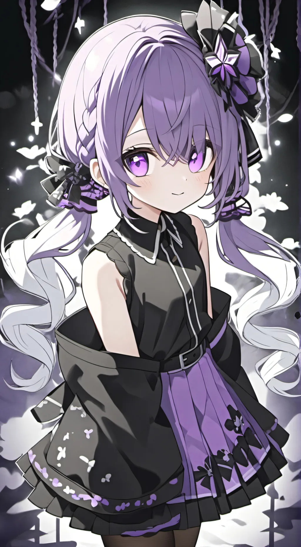 ai character: JJK car crash background