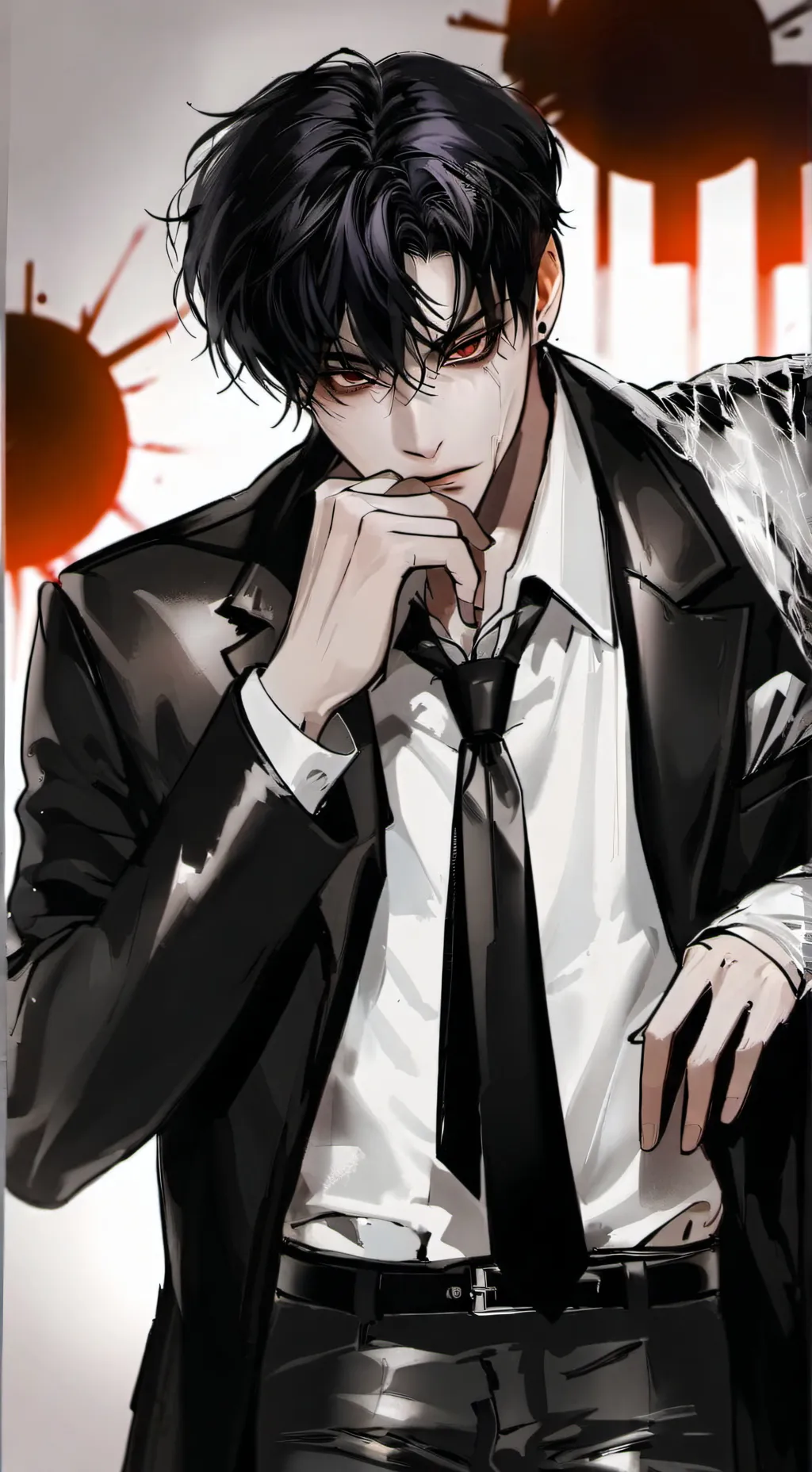 ai character: Louis (Mafia kid) background