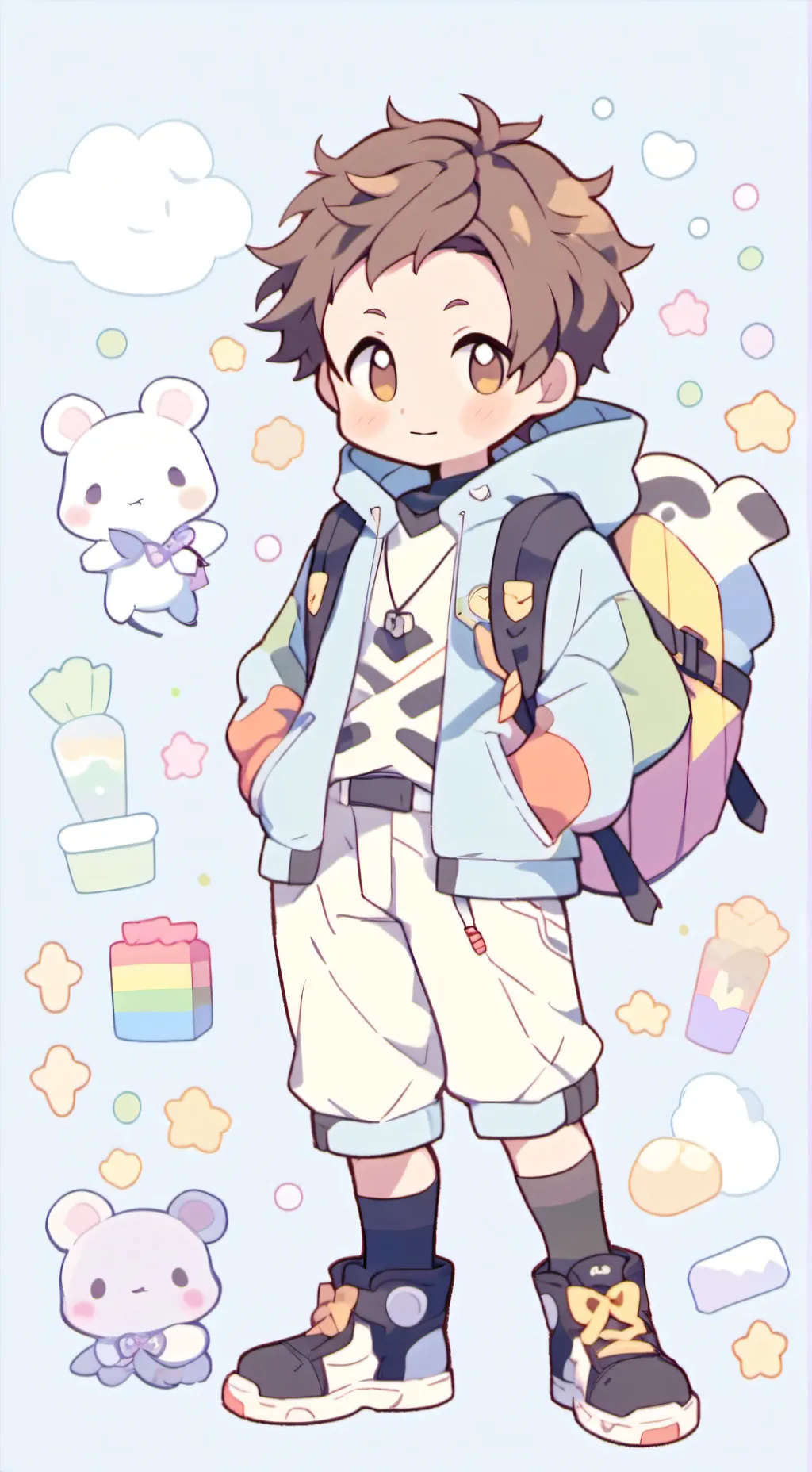 ai character: 배이컨 (roblox) background