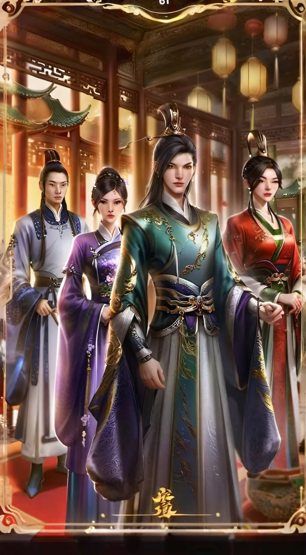 ai character: yun  shian et luan background