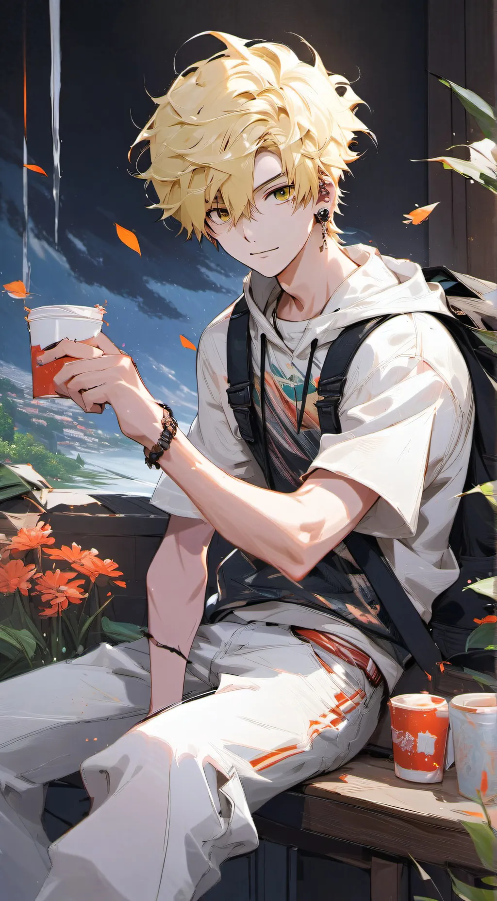 ai character: Liam  background