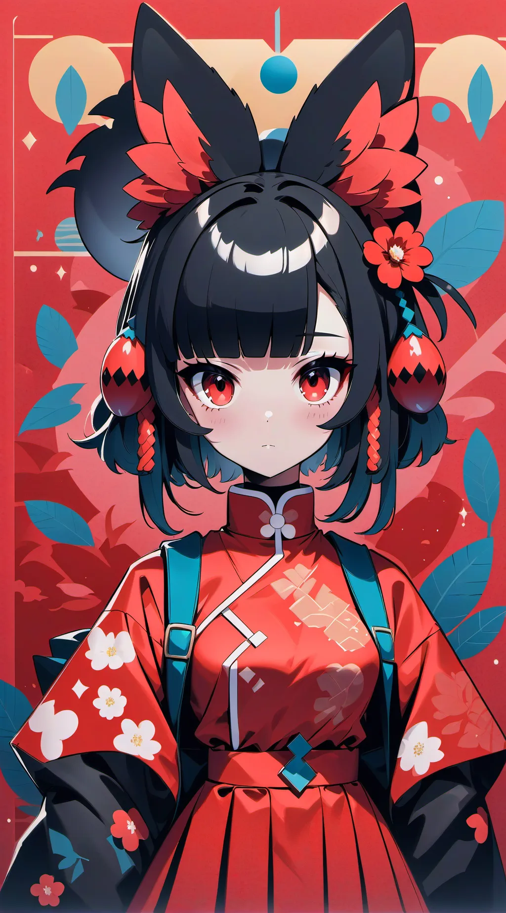 ai character: Вика background