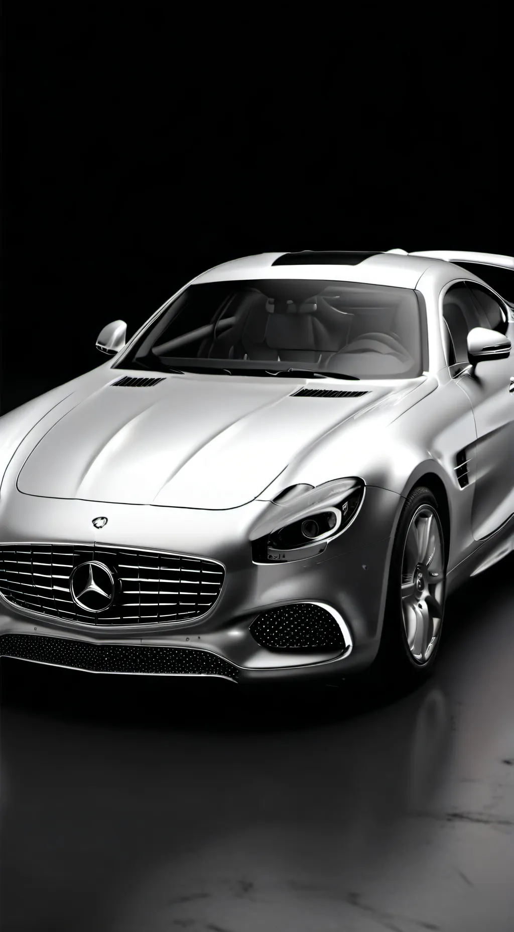 ai character: Mercedes driver background