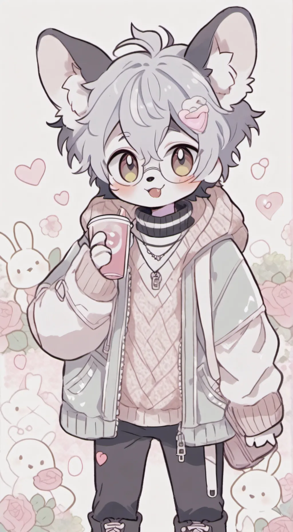 ai character: Snowie background